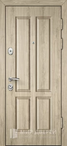 Дверь с отделкой снаружи и внутри винорит с ночной задвижкой №17 внешняя - фото