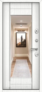 Входная морозостойкая дверь с зеркалом №3 внутренняя - фото