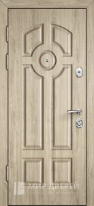 Входная дверь эстет дуб светлый №10 внутренняя - фото