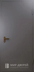 Входная техническая дверь для улицы №82 внешняя - фото