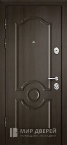 Входная дверь темный кипарис №7 внутренняя - фото