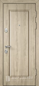 Межкомнатная стальная дверь №1 внешняя - фото