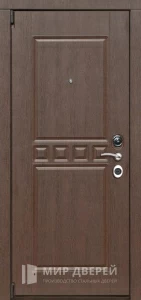 Тёплай наружная дверь металлическая №6 внутренняя - фото