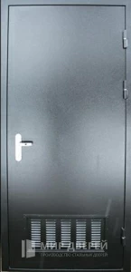 Металлические двери в электрощитовую №20 внешняя - фото