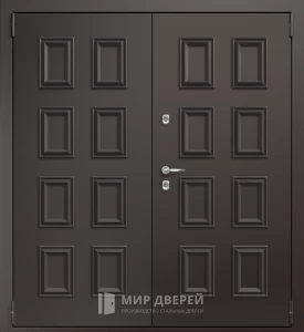 Широкая входная дверь №1 внешняя - фото