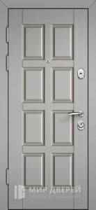 Дверь металлическая уличная входная №77 внутренняя - фото