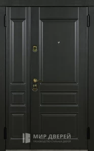 Дверь металлическая двупольная утепленная №12 внешняя - фото