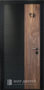 Уличная дверь с необычным дизайном №26 внутренняя - фото