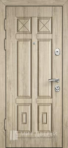 Стальная дверь с отделкой МДФ винорит №21 внутренняя - фото