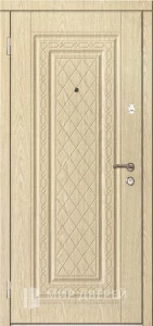 Железная дверь с МДФ накладкой в офис №13 внутренняя - фото