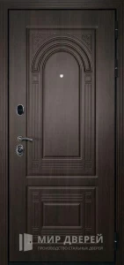 Входная металлическая дверь с МДФ в частный дом №11 внешняя - фото