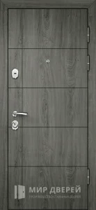 Металлическая межкомнатная дверь лофт №14 внешняя - фото