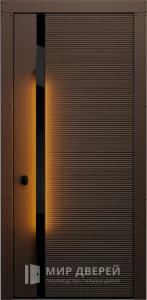 Наружная дверь по индивидуальному проекту №21 внешняя - фото