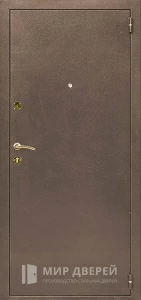 Входная железная дверь в дом утепленная №4 внешняя - фото