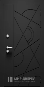 Дизайнерская металлическая дверь №34 внешняя - фото