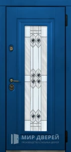 Дверь в дом с терморазрывом и стеклопакетом №7 внешняя - фото