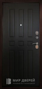 Уличная железная дверь №8 внутренняя - фото